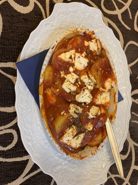 Gebackene Kartoffeln mit Feta