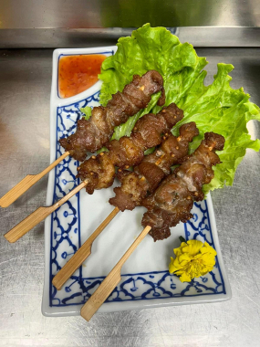 Brochettes satay x4