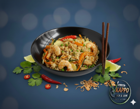 Rriz sauté au Crevettes