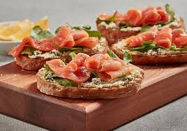 Salmon Bruschetta
