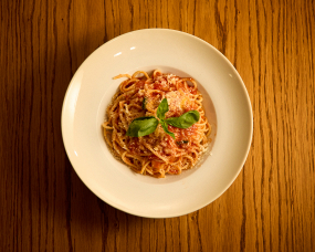 Spaghetti Pomodoro e basilico