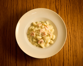 Gnocchi al Gamberi e Zucchine