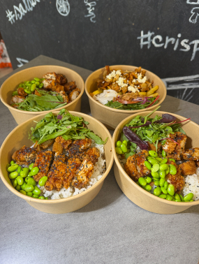 6. Teriyaki kuraci bowl