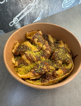 8. Pistachio Pancake Bowl