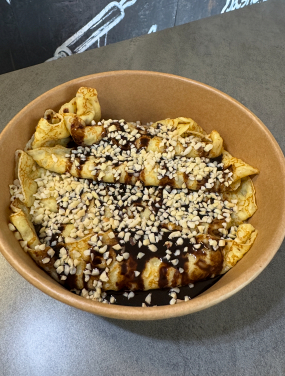 9. Nutella Pancake Bowl