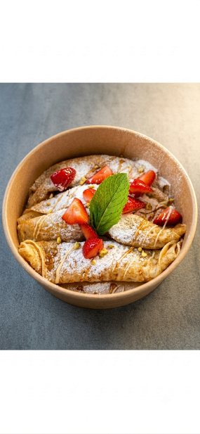 Strawberry Pancake Bowl