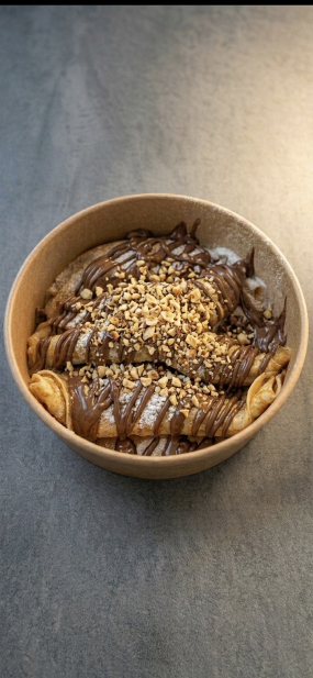 Nutella Pancake Bowl
