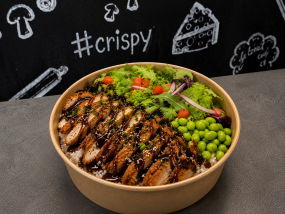 6. Teriyaki kuraci bowl