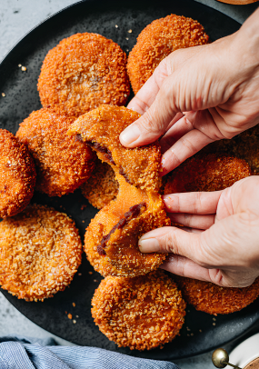 042. Torta di zucca 5pz 南瓜饼