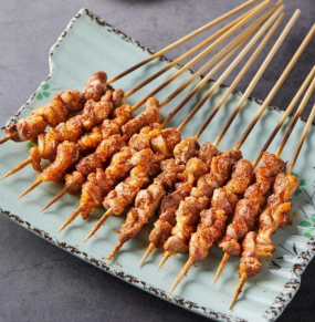216. Spiedini di agnello piccante 4pz 羊肉串辣
