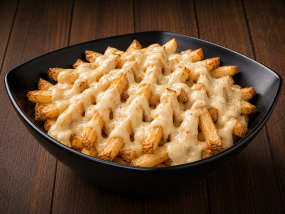 Frites fromagères