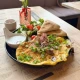 Omlet – szynka szwarcwaldzka, ser cheddar, pieczarki (ok. 450 g)