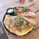 Omlet - kurki, ser cheddar, pieczywo, sałatka (ok. 450g)