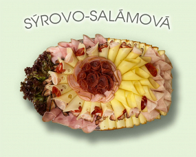 Sýrovo - salámová mísa