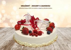 Mražený - Jogurt s Jahodou