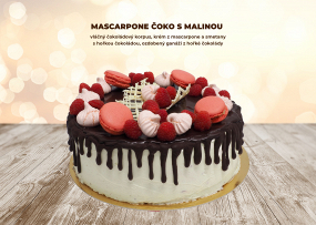 MASCARPONE ČOKO S MALINOU