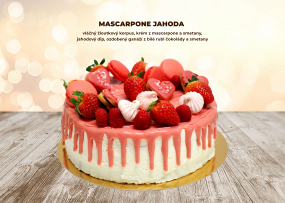 MASCARPONE JAHODA
