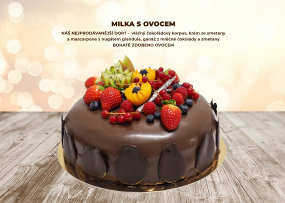 MILKA S OVOCEM