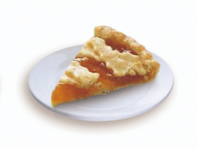 Fetta di crostata con marmellata