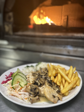 Prírodné kuracie prsia so šampiónmi (1,7) 