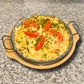 Tejszínes, erdei gombás spagetti