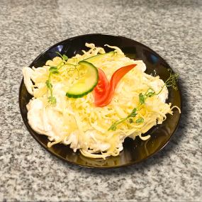 Sajtos-tejfölös spagetti