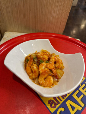 84 Crevettes sautées à la sauce piquante