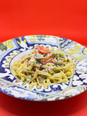 Tagliatelle cu Somon