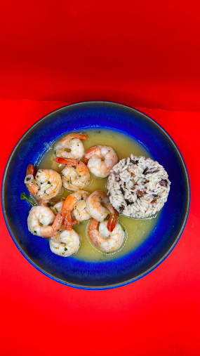 Gamberi con Aglio Pepperoncino