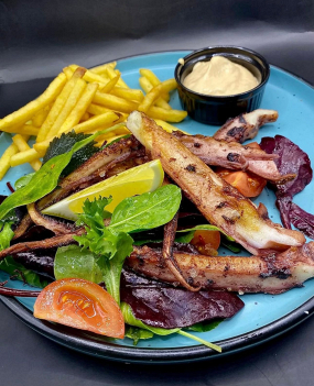 Tentacule la Grătar