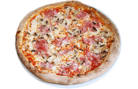 Pizza cu Șuncă și Ciuperci