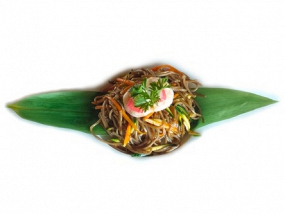 49. Spaghetti soba  con frutti di mare