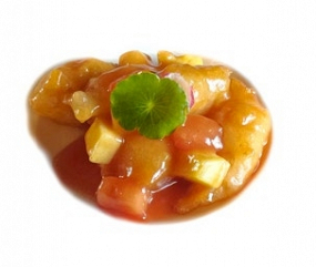 57. Pollo in salsa agrodolce