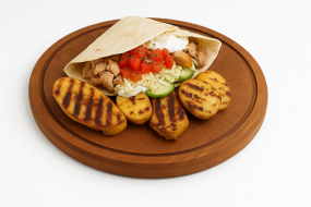 Piadină cu Carne de Curcan la Cuptor