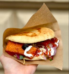 Halloumi doner v pitě