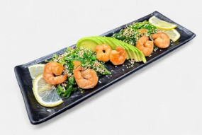 Salát Wakame s krevetami