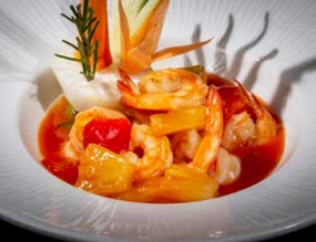 179. Gamberi in salsa agrodolce