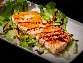 166. Salmone alla piastra