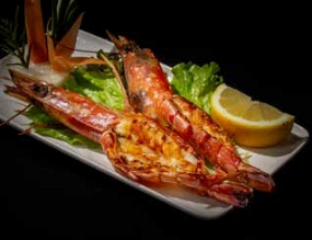 163. Gamberoni alla piastra