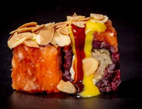 119.Black mandorle - 8 pezzi