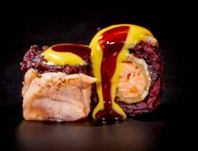 118.Black flambe - 8 pezzi