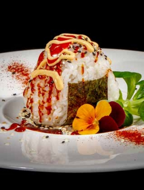 76.Onigiri spicy tuna 🌶️