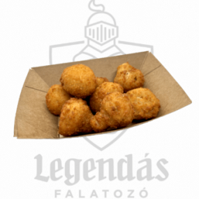 Panírozott csiperke gomba fejek