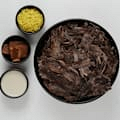 Fatta Lamm Shawarma (auf Reis)