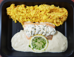 SAUMON GRATINÉ AU ST MORÊT