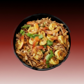 Nouilles sautées Crevettes