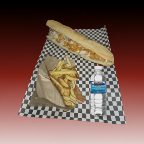 Sandwich tenders (frites maison + eau 50cl)
