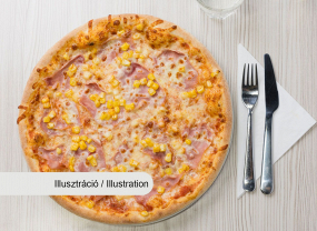 Kukoricás pizza