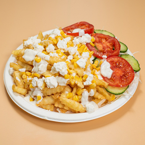 Vegetáriánus döner tál