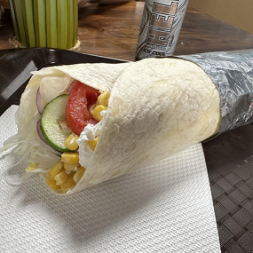 Vegetáriánus dürüm